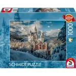 Schmidt Spiele Winterliches Schloss Neuschwanstein 1000 dalių dėlionė