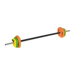 REBEL ACTIVE 20 kg ketaus &scaron;tangos rinkinys su 140 cm strypu