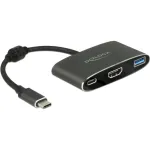 DeLOCK i&scaron;orinis vaizdo adapteris VL101 USB-C 3.1 &ndash; HDMI pilka (62991)