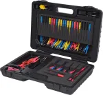 KS TOOLS 12/24V meistri&scaron;kasis diagnostikos ir matavimo kabelių rinkinys, 92 dalių (150.0950)