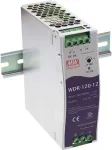 MEAN WELL WDR-120-12 DIN bėgio maitinimo &scaron;altinis 120W 12V 10A, 180-550VAC įėjimas