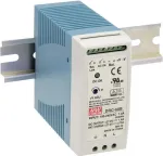MEAN WELL DRC-60B DIN bėgio UPS modulis 60W 13,8V DC 12V &scaron;vino-rūg&scaron;tiniam akumuliatoriui