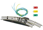 M&auml;rklin Z geležinkelio elektromagnetinė kreivoji rodyklė į de&scaron;inę - juoda/geltona (8569)