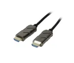 SYNERGY21 aktyvusis optinis HDMI 2.1 kabelis, ST/ST, 25m, 8K60Hz, 48Gbps, juodas S215914