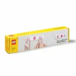 LEGO Wandgarderobe WALL HANGER RACK, 3 Haken Farbe Kn&ouml;pfe: hellrosa/pink/lavendel, - 1 St&uuml;ck (41110002)