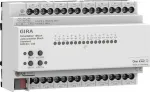 Gira KNX perjungimo ir žaliuzių/užuolaidų pavara 16/8 kanalų 16 A REG Plus su KNX Secure 502800