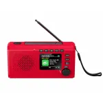 Reflexion TRA2757DAB+ raudonas ne&scaron;iojamas DAB+ ir FM radijas su Bluetooth, USB, AUX, žadintuvu
