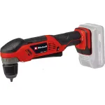 Einhell TE-AD 18 Li Solo akumuliatorinis kampinis gręžtuvas, Power X-Change, 18 V, 45 Nm, be akumuliatoriaus ir kroviklio, raudonas/juodas