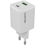 Canyon CU45AC 45W universalus baltas sieninis greitojo įkrovimo adapteris