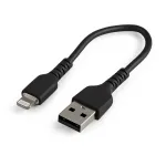 StarTech.com 15 cm USB-A į Lightning laidas, aramido pluo&scaron;tu sustiprintas, juodas