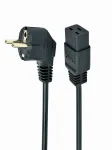 Gembird PC-186-C19 elektros kabelis, CEE 7/7 &ndash; C19, 16 A, 1,8 m, juodas