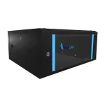 Sieninis tinklo spintos korpusas Extralink 4U 600x600 Juodas