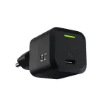 Mobiliojo įrenginio įkroviklis Green Cell CHARGC06, USB-C 33W, Quick Charge 3.0, AC įėjimas 100&ndash;240V, juodas