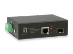 LevelOne IGC-0101 pramoninis RJ45 į SFP Gigabit medijos keitiklis su 1 PoE i&scaron;ėjimu