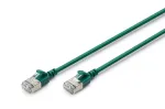 DIGITUS Slim Patch laidas CAT6A F-FTP 30cm Žalias