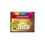 TRANSCEND TS16GCF1000 &bdquo;Compact Flash&ldquo; atminties kortelė 16GB 1000x (skaitymas 160MB/s, ra&scaron;ymas 70MB/s)