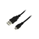 LogiLink USB A &ndash; Micro USB B laidas 5 m, USB 2.0, juodas