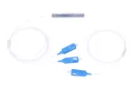 Extralink Splitter 1:2 PLC SC/UPC 900&micro;m su 1,5 m kabeliu (mėlyna/balta, PVC)