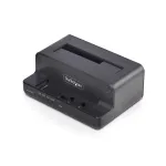 StarTech.com M.2 NVMe į 2,5/3,5 colio SATA diskų kopijavimo įrenginys, dviejų lizdų atskiras SSD klonavimo įrenginys / diskų dokas, dvikryptis NVMe į SATA / SATA į NVMe, iki 27 GB/min, TAA