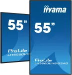 iiyama LH5560UHS-B2AG Skaitmeninės reklamos ekranas 138,7 cm (54,6 col.) LED Wi-Fi 500 cd/m&sup2; 4K Ultra HD Juodas Įmontuotas procesorius Android 11 24/7