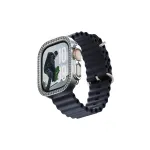 SAFE by PanzerGlass Bling Bumper SAFE95911 sidabrinis bamperis Apple Watch Ultra / Ultra 2 / Ultra 3 laikrodžiams