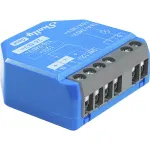 Shelly 1 Gen4 i&scaron;manusis relės modulis, 1 kanalo, 16 A, Wi-Fi 2,4 GHz, Bluetooth 5.0, Zigbee, Matter, 110&ndash;240 V AC, potinkinis, plastikinis, 42&times;16&times;37 mm, mėlynas