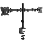 Dvigubo monitoriaus laikiklis MONTIS Dual Monitor Mount Everest MT015, 13&ndash;27 colių, 2 rankos, max 16 kg, VESA 75x75&ndash;100x100, juodas