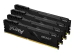 Kingston Technology FURY Beast 128GB DDR4 3600MT/s CL18 DIMM (4 modulių rinkinys) Juoda