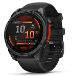 Garmin Fenix 8 3.56 cm (1.4) AMOLED 47 mm Skaitmeninis 454 x 454 pikseliai Liečiamas ekranas Juodas Wi-Fi GPS (palydovas)