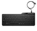 HP 405 daugelio įrenginių ap&scaron;viesta laidinė klaviatūra, pilno dydžio (100%), laidinė, USB, membraninė, juoda