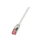 Tinklo kabelis LogiLink Cat.6 S/UTP RJ-45 0,25 m pilkas