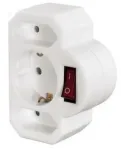 Hama 00108846 ki&scaron;tukinis adapteris F tipo universalus baltas