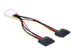 Maitinimo laidas SATA HDD 2x DeLOCK 60102 0,112 m