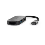 USB &scaron;akotuvas Nedis CCGB64230GY01 Type-C 5000 Mbit/s Pilka