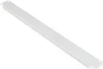 Aklinė plok&scaron;tė ROLINE 19 colių 1U pilka Plienas 480 mm