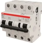 ABB RCBO jungiklis DS203NCA-B16/0,03 6kA, 3P+N, A tipas, B 1 (2CSR256140R1165)