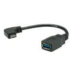 ROLINE 11.02.9031 USB laidas 0,15 m USB 3.2 Gen 1 (3.1 Gen 1) USB A USB C juodas (11.02.9031)