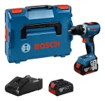 Bosch GSR 18V-65 gręžtuvas su raktu, 2100 RPM, 1.06 kg, juodas/mėlynas
