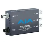 AJA V2Analog HD/SD-SDI į analoginį mini keitiklis - + 5-20 VDC, 3 W - i&scaron;orinis DIP jungiklis - valdymas (vietinis / nuotolinis)