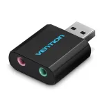 Vention USB i&scaron;orinė garso plok&scaron;tė Black Metal Type