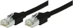 Tecline 719015S - Patch-Cable - RJ-45 (M) į RJ-45 (M) - 1,5 m - S/UTP - CAT 5e - Snagless - Juoda
