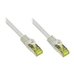 RJ45 jungiamasis kabelis su Cat.7 neapdorotu kabeliu ir užrakto apsauga (RNS&reg;), S/FTP, PiMF, halogenų neturintis, 600 MHz, OFC, pilka, 30 m, Good Connections&reg; (8070R-300)