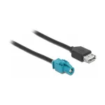Laidas HSD Z moteri&scaron;kas į USB 2.0 Type-A moteri&scaron;kas 1 m DeLOCK 90502