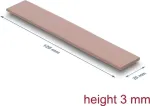 Termo pagalvėlė DeLOCK 18484 3 W/m&middot;K Rožinė 20x120x3 mm