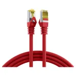 EFB-Elektronik RJ45 jungiamasis kabelis Cat.6A S/FTP LSZH Cat.7 žaliava raudonas 0,15m