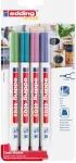 Edding 4085/4W Kreidemarker metaliniai 1&ndash;2 mm antgalis, 4 vnt. rinkinys