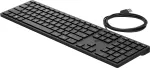HP Wired Desktop 320K klaviatūra &ndash; pilno dydžio USB, membraninė, juoda