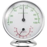 Hygrometras Renkforce 6510 Alu &ndash; aliumininis termo-higrometras temperatūrai ir drėgmei matuoti