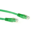 ACT Green 1 m LSZH U/UTP CAT6 pataisas laidas su RJ45 jungtimis