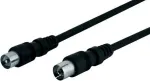 Wentronic Goobay anteninis jungiamasis kabelis, juodas, 20 m &ndash; IEC/Coax ki&scaron;tukas IEC/Koax lizdas (50913)